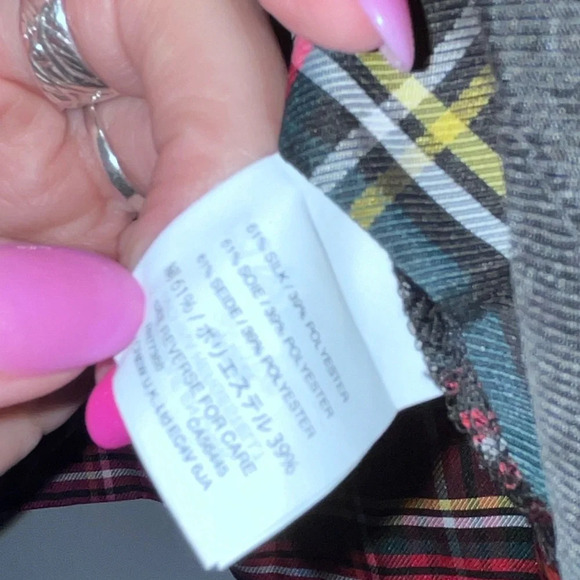 Jcrew Off The Shoulder Stewart Plaid Top - Picture 8 of 8